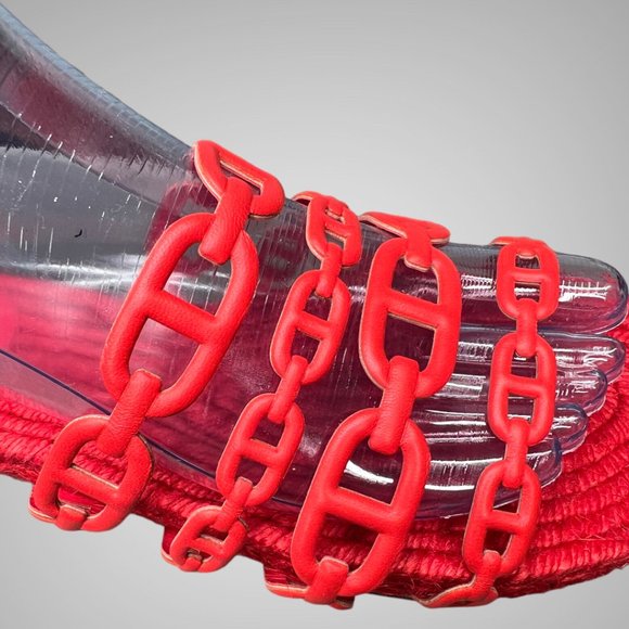 Hermes Ancone Espadrille Sandals EU 40 Most Expensive Leather Model - Picture 5 of 14